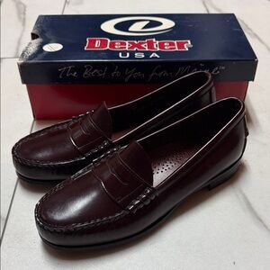 Vintage Dexter Women's Brown Loafers Size 7.5 Wide Brand New